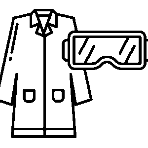 Rental Lab coat and Goggles